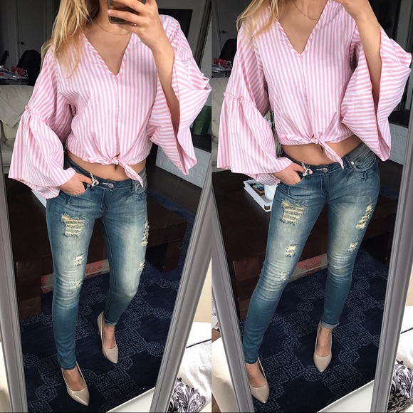 LAST ONE ‼️ S/24 👉🏼Distressed Blue Ripped Jeans - Picture 2 of 8